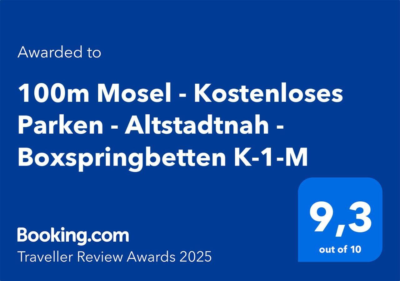 Apartment 100m Mosel - Kostenloses Parken - Altstadtnah - Boxspringbetten K-1-m Koblenz (Rhineland-Palatinate)